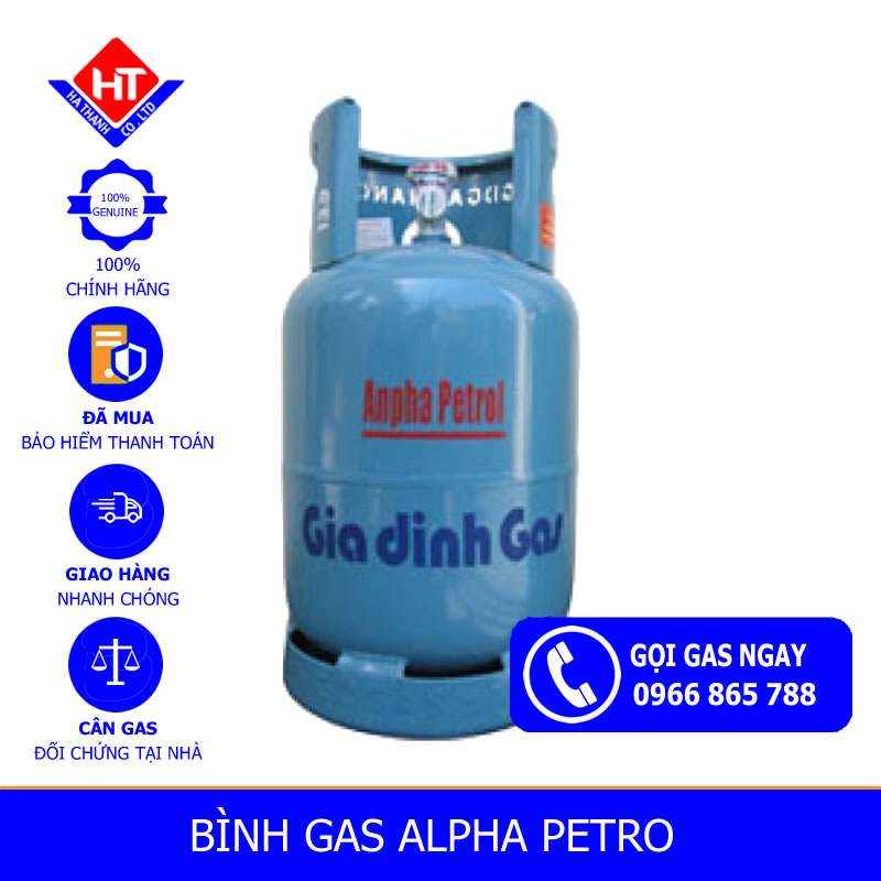 Bình gas Alpha Petro giá ưu đãi