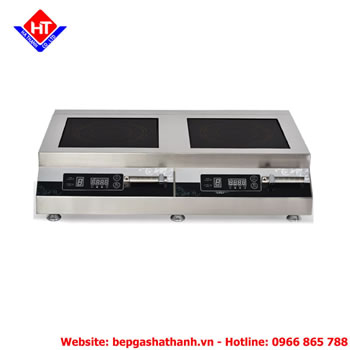 Bếp từ công nghiệp đôi phẳng có hẹn giờ 5KW HZD-5KW-PCS2