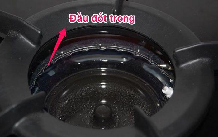 Đầu đốt trong bếp gas