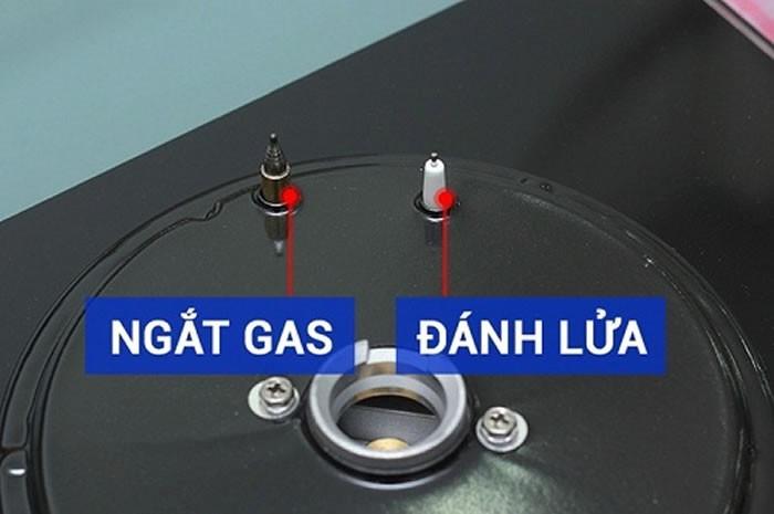 Cảm ứng tự động ngắt gas giúp đem lại an toàn cho 
người sử dụng