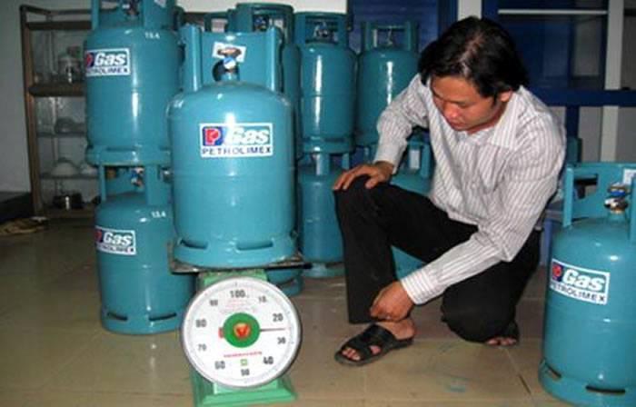 kiểm tra cân nặng bình gas